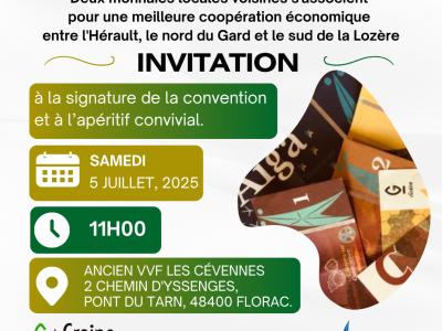 signature de la convention de réciprocité entre l'Aïga et la Graine