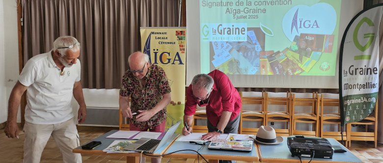 SIGNATURE CONVENTION A&iuml;ga Graine